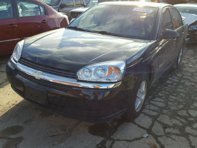 1G1ZT54824F211921 - 2004 CHEVROLET MALIBU LS შავი ფოტო 2