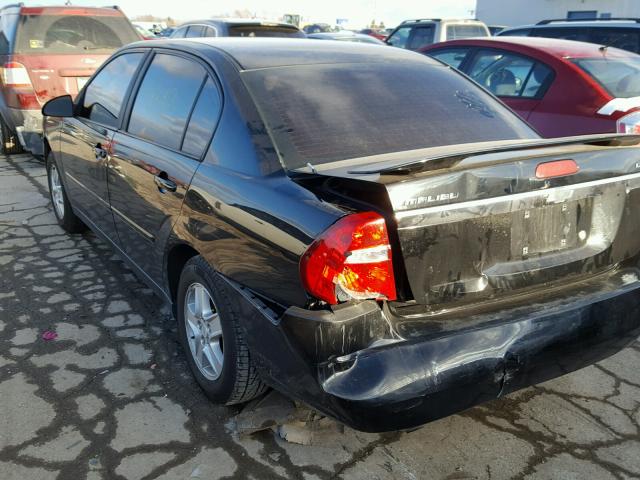 1G1ZT54824F211921 - 2004 CHEVROLET MALIBU LS შავი ფოტო 3