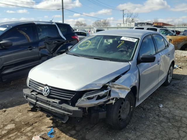 3VW2K7AJ4CM349969 - 2012 VOLKSWAGEN JETTA BASE ნაცრისფერი ფოტო 2