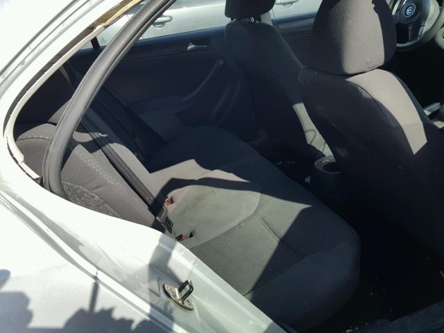 3VW2K7AJ4CM349969 - 2012 VOLKSWAGEN JETTA BASE ნაცრისფერი ფოტო 6