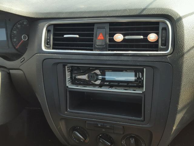 3VW2K7AJ4CM349969 - 2012 VOLKSWAGEN JETTA BASE ნაცრისფერი ფოტო 9