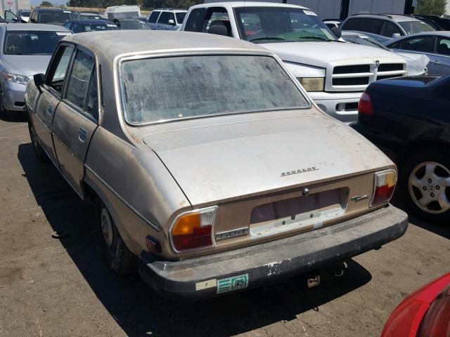 504AC02854029 - 1978 PEUGEOT 505 DL BEIGE photo 3