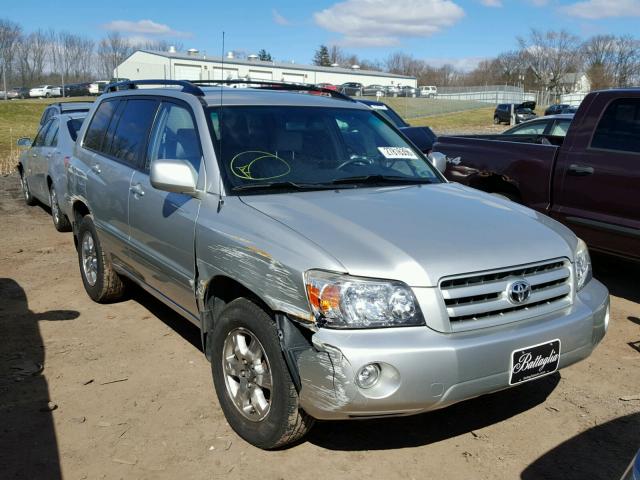 JTEEP21A150096423 - 2005 TOYOTA HIGHLANDER SILVER photo 1