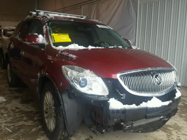 5GALRAED8AJ189501 - 2010 BUICK ENCLAVE CX RED photo 1