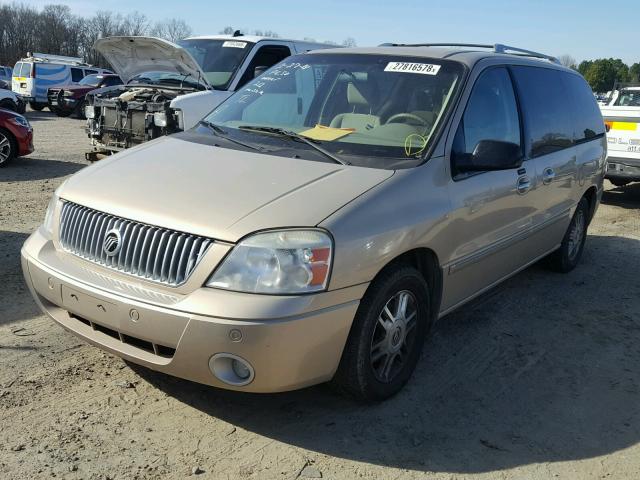 2MRDA22267BJ00506 - 2007 MERCURY MONTEREY L TAN photo 2