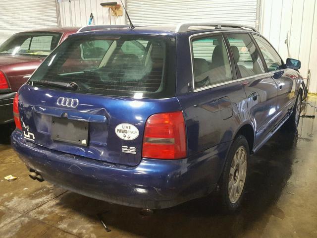 WAUGD28D6XA009356 - 1999 AUDI A4 2.8 AVA BLUE photo 4