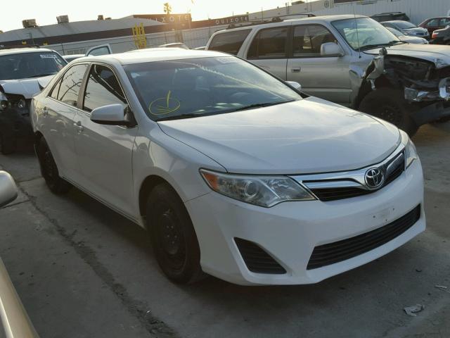 4T1BF1FK6CU500632 - 2012 TOYOTA CAMRY BASE WHITE photo 1