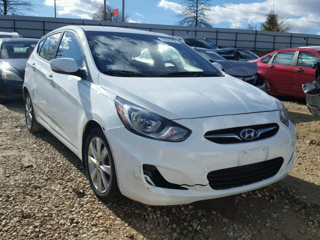 KMHCU5AE1DU118304 - 2013 HYUNDAI ACCENT GLS WHITE photo 1