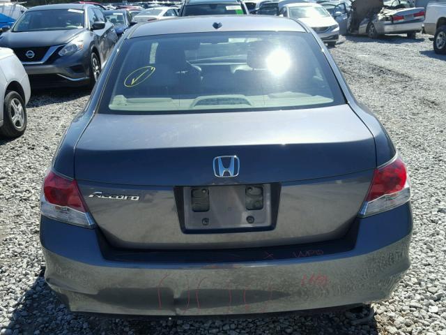 1HGCP26898A093738 - 2008 HONDA ACCORD EXL GRAY photo 9