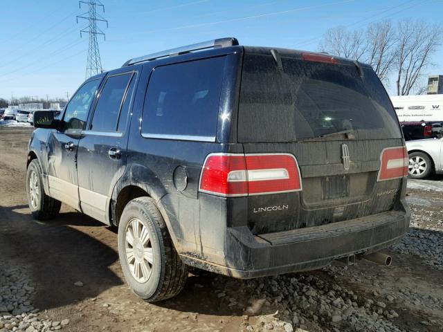 5LMFU28527LJ15100 - 2007 LINCOLN NAVIGATOR BLACK photo 3