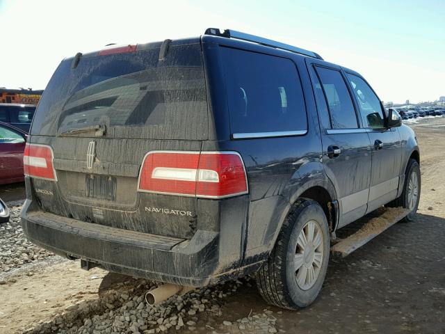 5LMFU28527LJ15100 - 2007 LINCOLN NAVIGATOR BLACK photo 4