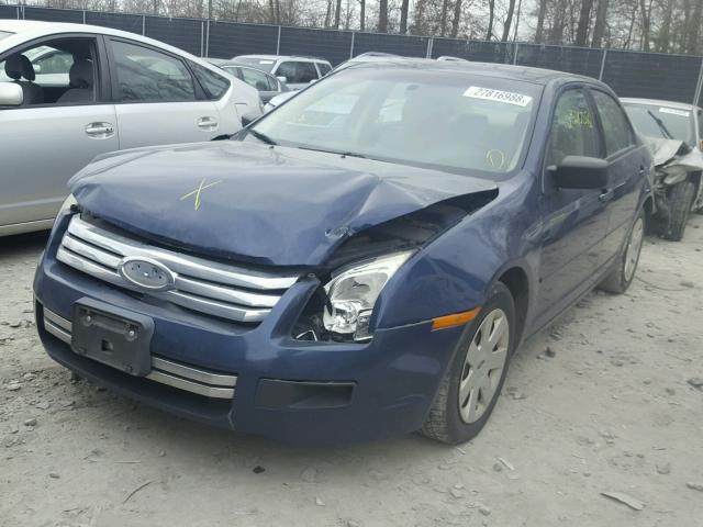 3FAHP06Z67R199303 - 2007 FORD FUSION S BLUE photo 2