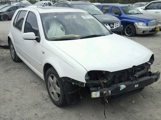 9BWGS21J014026867 - 2001 VOLKSWAGEN GOLF GLS WHITE photo 1