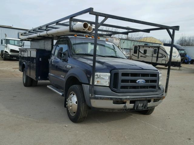 1FDXF46P16ED88226 - 2006 FORD F450 SUPER BLUE photo 1