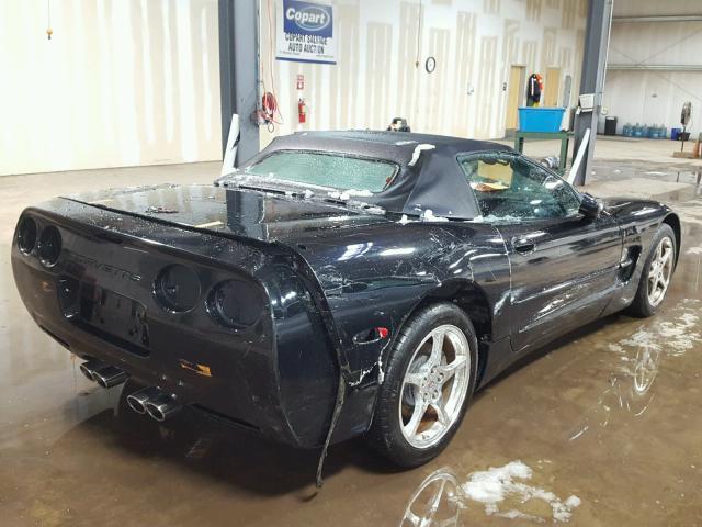 1G1YY32G7Y5131960 - 2000 CHEVROLET CORVETTE BLACK photo 4