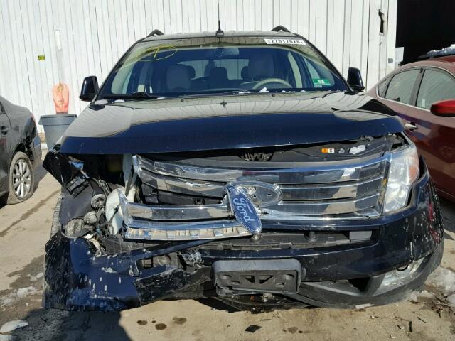 2FMDK48C78BB27318 - 2008 FORD EDGE SEL BLACK photo 9