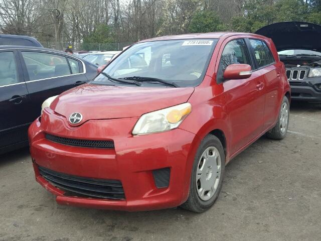 JTKKU10418J017460 - 2008 SCION XD RED photo 2