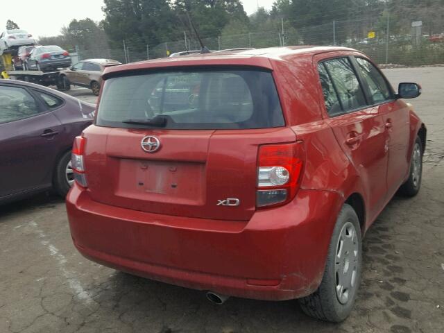 JTKKU10418J017460 - 2008 SCION XD RED photo 4