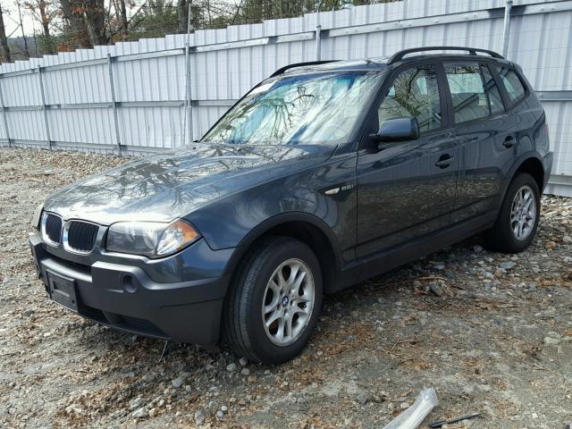 WBXPA73455WC52212 - 2005 BMW X3 2.5I BLACK photo 2