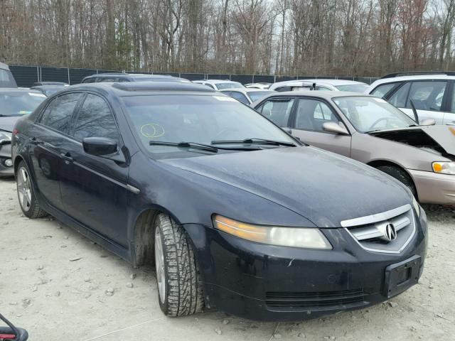 19UUA66205A027342 - 2005 ACURA TL BLACK photo 1