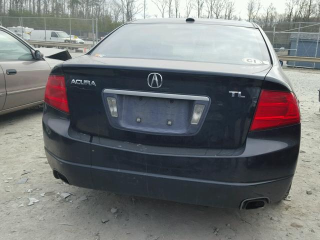 19UUA66205A027342 - 2005 ACURA TL BLACK photo 9