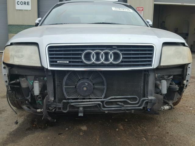 WAUML54B12N055609 - 2002 AUDI A6 4.2 QUA SILVER photo 9