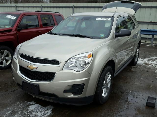 2GNFLEEK8F6126896 - 2015 CHEVROLET EQUINOX LS CREAM photo 2