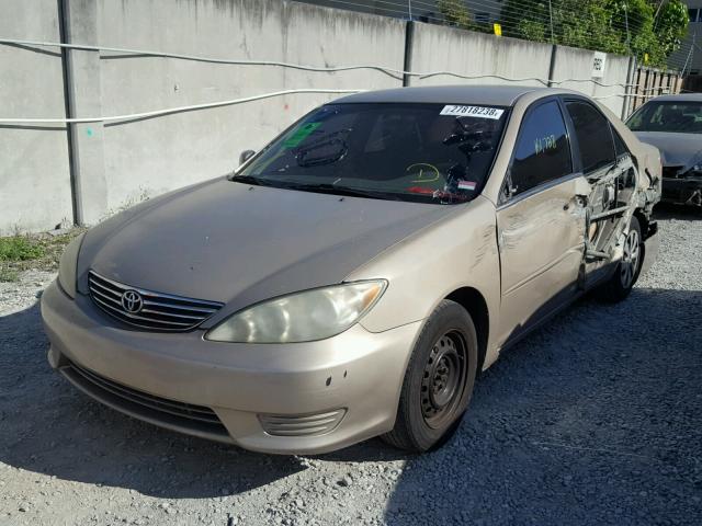 4T1BE32K85U552478 - 2005 TOYOTA CAMRY LE BEIGE photo 2