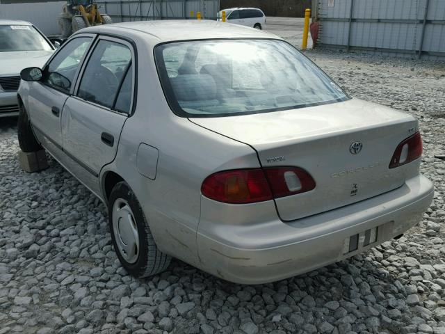 2T1BR12E7YC318650 - 2000 TOYOTA COROLLA VE GRAY photo 3