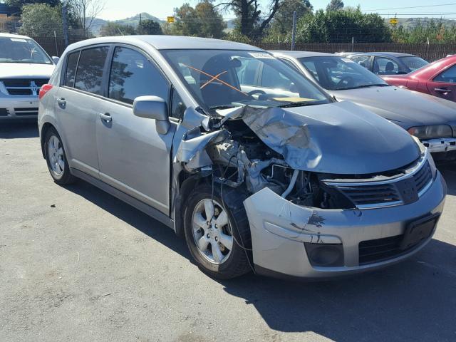 3N1BC13E27L413003 - 2007 NISSAN VERSA S SILVER photo 1