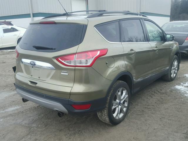 1FMCU9H94DUB06910 - 2013 FORD ESCAPE SEL GREEN photo 4