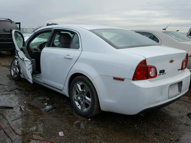 1G1ZC5E07AF210333 - 2010 CHEVROLET MALIBU 1LT WHITE photo 3