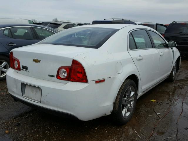 1G1ZC5E07AF210333 - 2010 CHEVROLET MALIBU 1LT WHITE photo 4