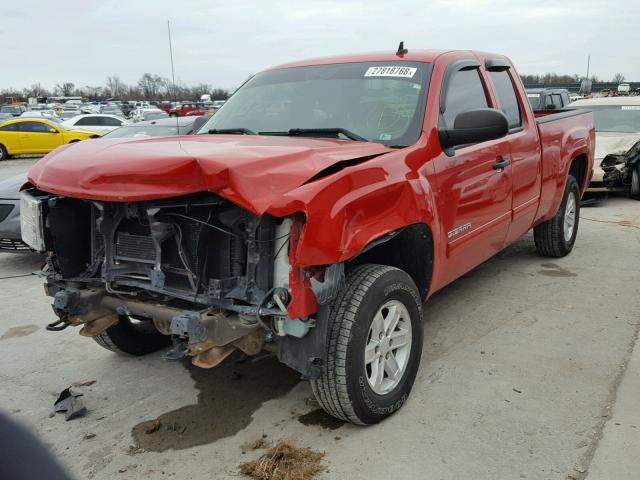 1GTSKVE30AZ207486 - 2010 GMC SIERRA K15 RED photo 2