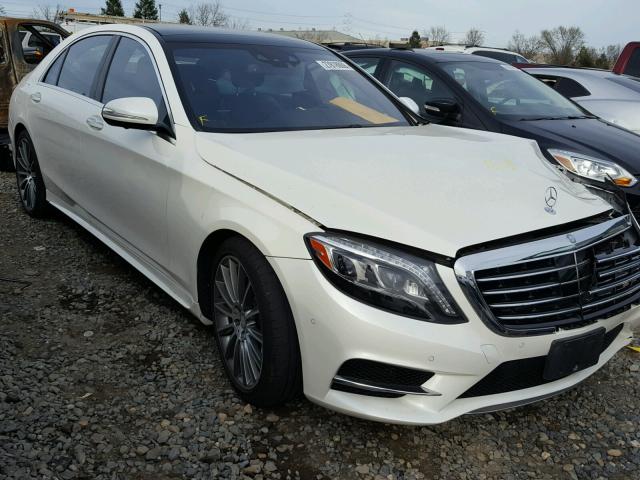 WDDUG8CB8EA060284 - 2014 MERCEDES-BENZ S 550 WHITE photo 1