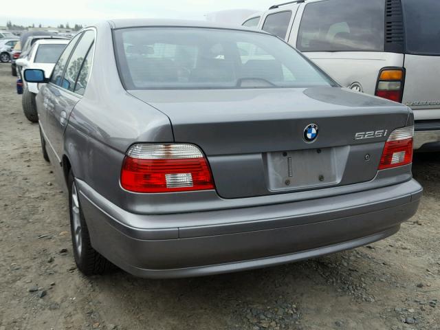 WBADT43413G032981 - 2003 BMW 525 I AUTO GRAY photo 3