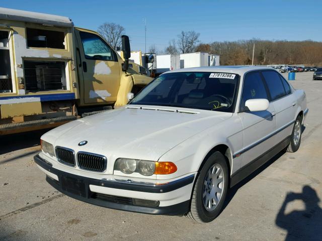WBAGH8345YDP13420 - 2000 BMW 740 IL WHITE photo 2