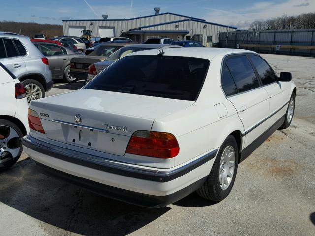 WBAGH8345YDP13420 - 2000 BMW 740 IL WHITE photo 4