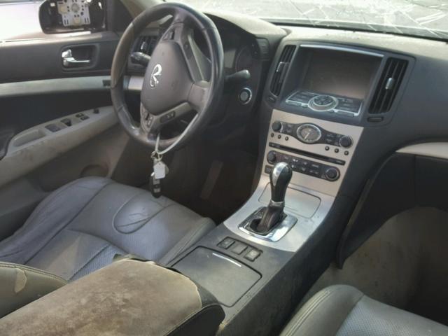 JNKBV61E97M713360 - 2007 INFINITI G35 GRAY photo 9