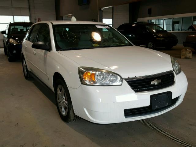 1G1ZS68N17F258161 - 2007 CHEVROLET MALIBU MAX WHITE photo 1