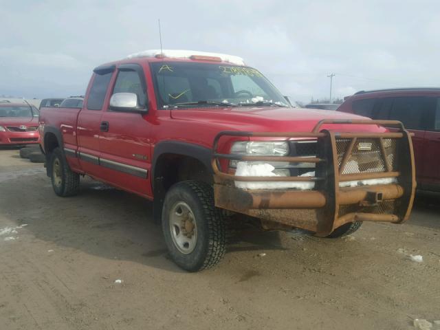 1GCHK29U92E286354 - 2002 CHEVROLET SILVERADO RED photo 1