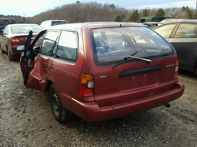 JT2AE09V5S0098555 - 1995 TOYOTA COROLLA BA RED photo 3