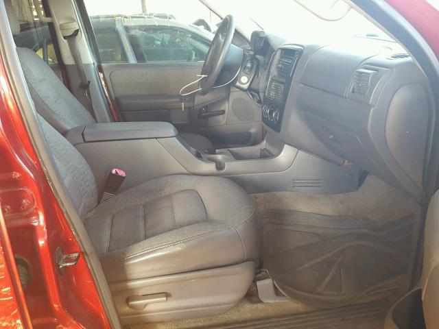 1FMZU62K94ZA65309 - 2004 FORD EXPLORER X RED photo 5