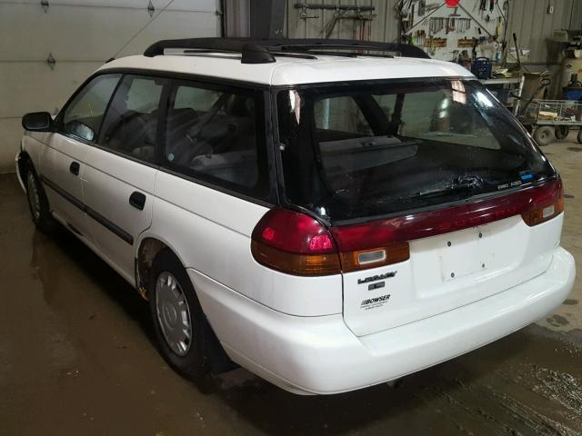 4S3BK6352S7314806 - 1995 SUBARU LEGACY L/O WHITE photo 3