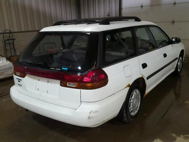 4S3BK6352S7314806 - 1995 SUBARU LEGACY L/O WHITE photo 4