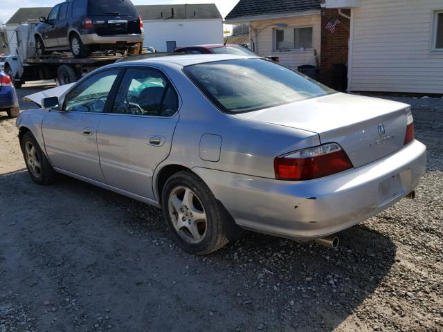 19UUA56682A048321 - 2002 ACURA 3.2TL SILVER photo 3