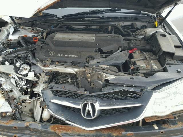 19UUA56682A048321 - 2002 ACURA 3.2TL SILVER photo 7