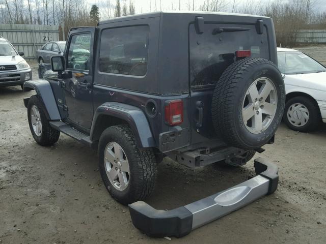 1J8FA54178L552122 - 2008 JEEP WRANGLER S BLUE photo 3