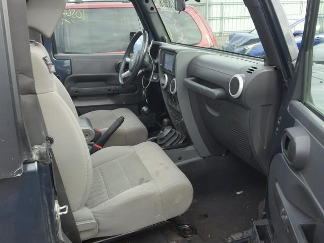 1J8FA54178L552122 - 2008 JEEP WRANGLER S 蓝色 照片 5