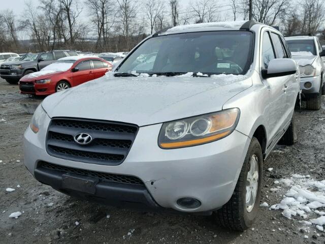 5NMSG13D98H165212 - 2008 HYUNDAI SANTA FE G GRAY photo 2